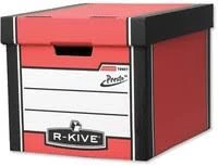 Fellowes R Kive Premium Presto Storage Box RedWhite 7260601