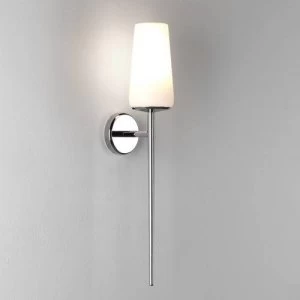 1 Light Indoor Wall Light Polished Chrome IP44 (Shade Not Included), E27