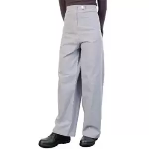 BonChef Classic Ladies Chef Trousers 24" (Royal/White) - Royal/White