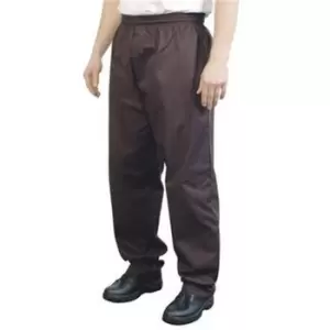 BonChef Baggy Mens Chef Trousers (XL) (Black)