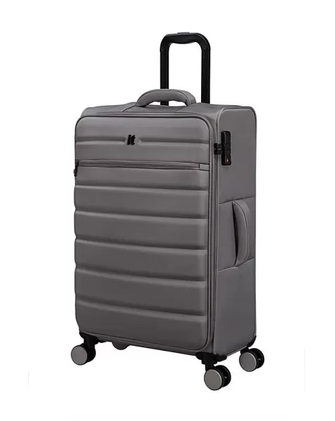 IT Luggage Grey Skin Medium Suitcase