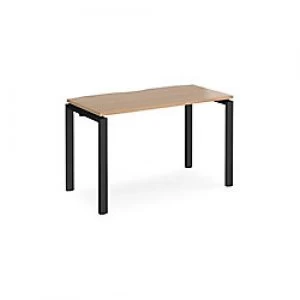 Home Desk E126-K-B Oak 1,200 x 600 x 725 mm