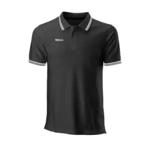 Wilson Cotton Polo Shirt Mens - Black
