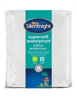 Silentnight Supersoft Waterproof Pillow Protectors ; Pair