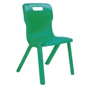 Titan One Piece Chair 430mm Green KF72171