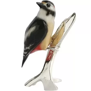 Arora Natures Realm Spotted Woodpecker Bird Figurine, Multicolour, One Size