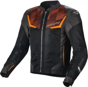 Macna Orcano Motorcycle Textile Jacket, black-orange, Size L, black-orange, Size L