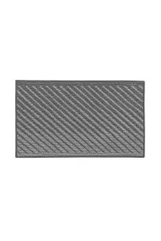 JVL Stellar Grey Indoor Machine Washable Doormat 50 x 80cm - wilko