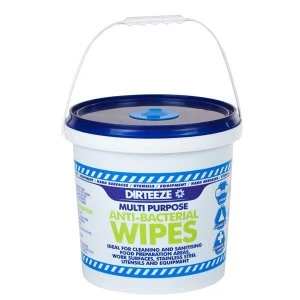 Dirteeze Multi Purpose Anti Bacterial Wipes Bucket Pack of 1000