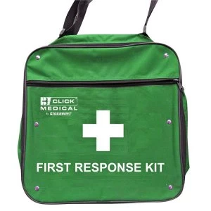 Click Medical Responders Bag for First Aid Supplies Green Ref CM1712