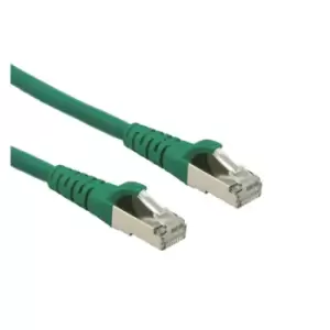 ROLINE CAT.6a S/FTP networking cable Green 1m Cat6a S/FTP (S-STP)