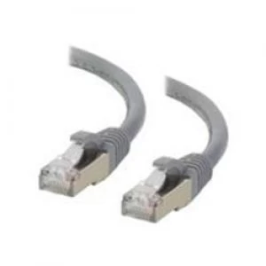 C2G 30m Cat6a Booted Shielded (SSTP) Network Patch Cable Grey