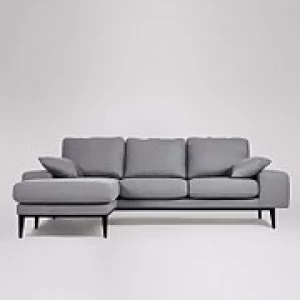 Swoon Tulum Smart Wool Corner Sofa - Left Hand Side - Corner Sofa - Pepper