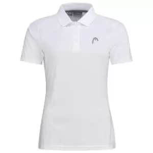 Head Tech Polo Shirt Womens - White