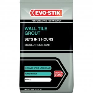 EvoStik Tile A Wall Fast Set Grout White 0.5KG