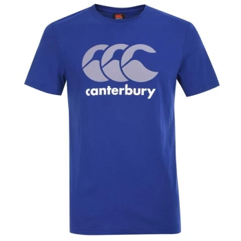 Canterbury Large Logo T Shirt Mens - Blue