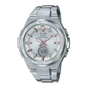 Casio Baby-G G-MS MSG-S200D-7A Standard Anglog-Digital Watch - Silver