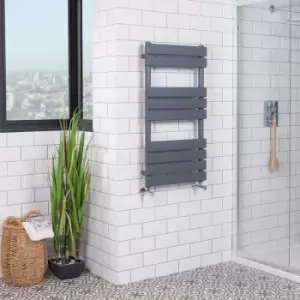 Warmehaus - Juva 950 x 500mm Sand Grey Flat Panel Heated Towel Rail -
