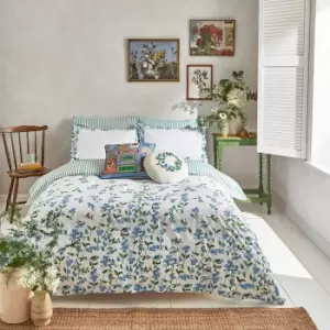 Cath Kidston Forget Me Not Duvet Set, Super King, Meadow