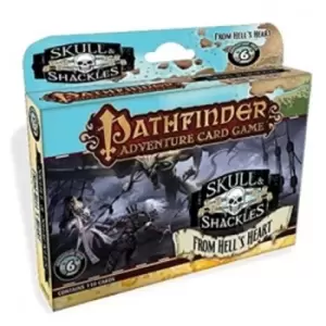 Pathfinder From Hells Heart Skull & Shackles Adventure Deck 6 Card Game