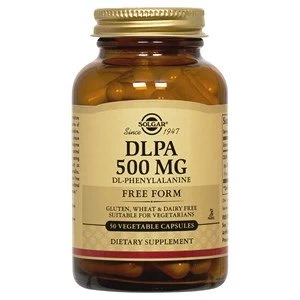 Solgar DLPA DL Phenylalanine 500 mg Vegetable Capsules 50 Capsules