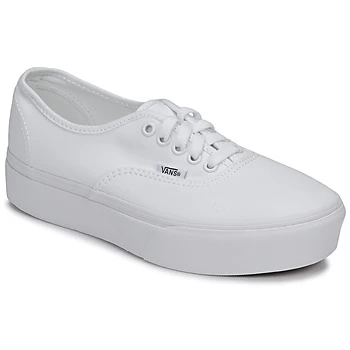 Vans AUTHENTIC PLATFORM 2.0 womens Shoes Trainers in White,4.5,5,6,6.5,7.5,8,3,7,5.5,4