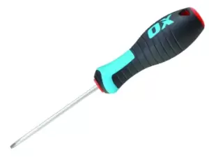OX Tools OX-P362275 Pro Slotted Flared Screwdriver 75 x 4mm