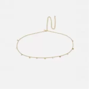 Missguided Bfly and Chain Bellychain - Gold