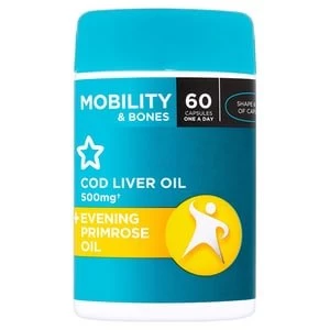 Superdrug Cod Liver Oil and Evening Primrose Oil Capsules x 60