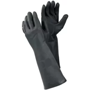 241 Tegera Neoprene Dip Latex Gloves Black Size 10