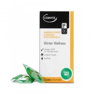 Comvita Manuka Honey Lozenges Winter Wellness Cool Mint - 12 Lozenges