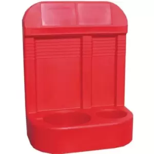 Slingsby Double Fire Extinguisher Stand - With Backstand