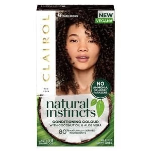 Natural Instincts Dark Brown 4 Semi Permanent Hair Dye