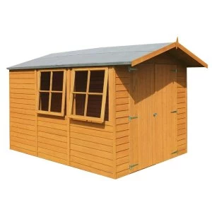 Shire Overlap Shed with Double Doors - 10ft x 7ft