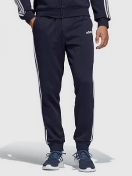adidas Essential 3 Stripe Track Pants - Navy, Size L, Men