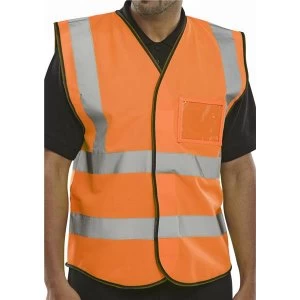 BSeen Small High Visibility Vest Orange