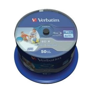Verbatim Datalife 6x BD R 25GB 50pcs VER43812