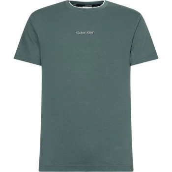 Calvin Klein Centre Logo T-Shirt - Green LA7
