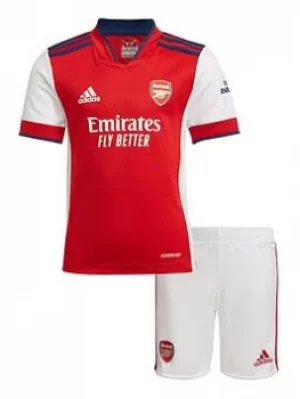 Adidas Arsenal Infant 20/21 Home Mini Kit, Red, Size 3-4 Years