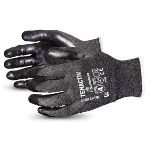 Superior Glove Tenactiv Fibre Level 5 Cut Resistant Black 9 Ref