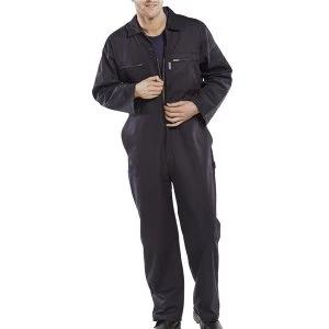 Super Click Workwear Heavy Weight Boilersuit Navy Blue Size 42 Ref