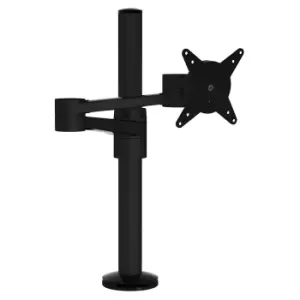 Dataflex VIEWLITE monitor arm, height adjustable, two stabilising arms, black