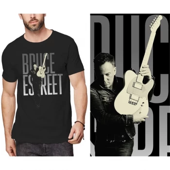 Bruce Springsteen - Estreet Unisex Small T-Shirt - Black
