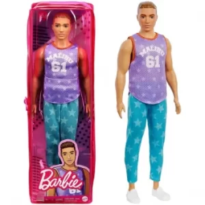 Barbie Ken Doll Fashionistas #164 Malibu 61 Shirt Doll