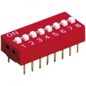 Diptronics DS 06V Multi DIP Switch 6 pole not switched 100 mA50 VDC switched 50 mA24