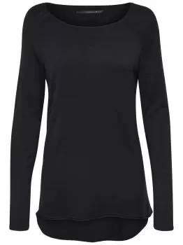 ONLY Long Knitted Pullover Women Black