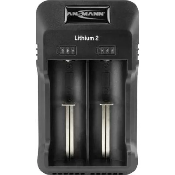 Ansmann Lithium 2 Charger for cylindrical cells Li-ion, NiCd, NiMH 10340, 10350, 10440, 10500, 12500, 12650, 13500, 13650, 14500, 14650, 16340, 16650,
