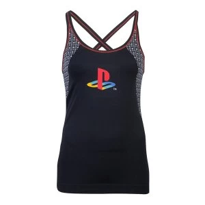 Sony Playstation Tech Womens Large T-Shirt - Black