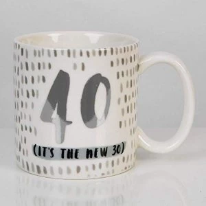 Luxe Ceramic Male Birthday Mug - 40