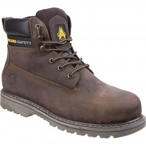 Amblers Safety FS164 Goodyear Welted Industrial Safety Boot Brown Size 10